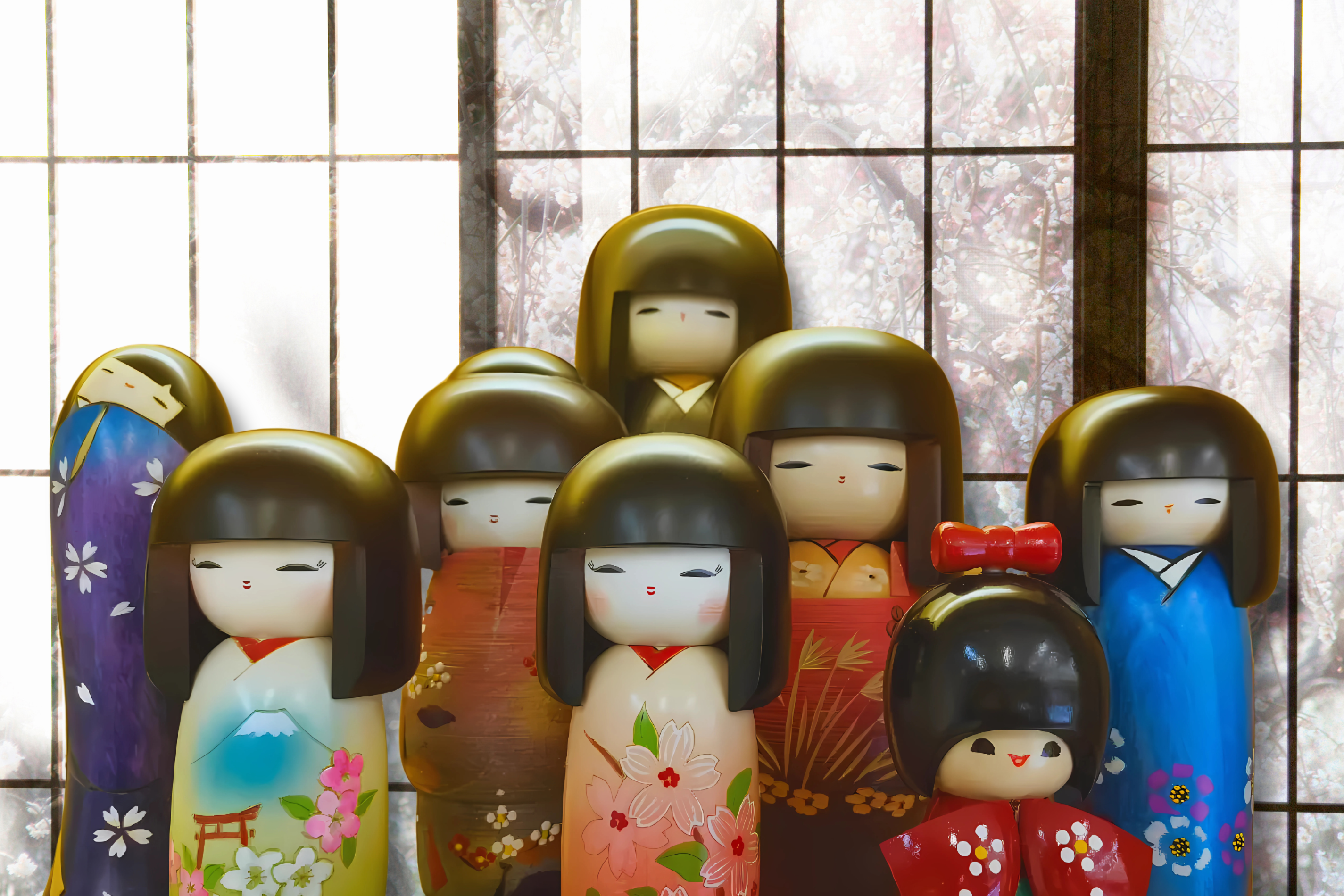 Japanese top Kokeshi Doll