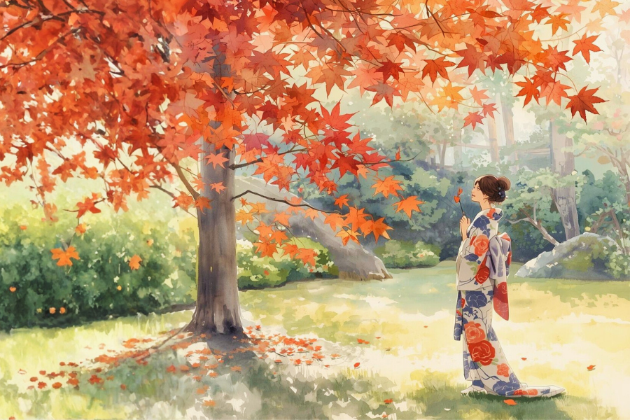 The Flow of Nature: Timeless Elegance in Japanese Kimono and Yukata