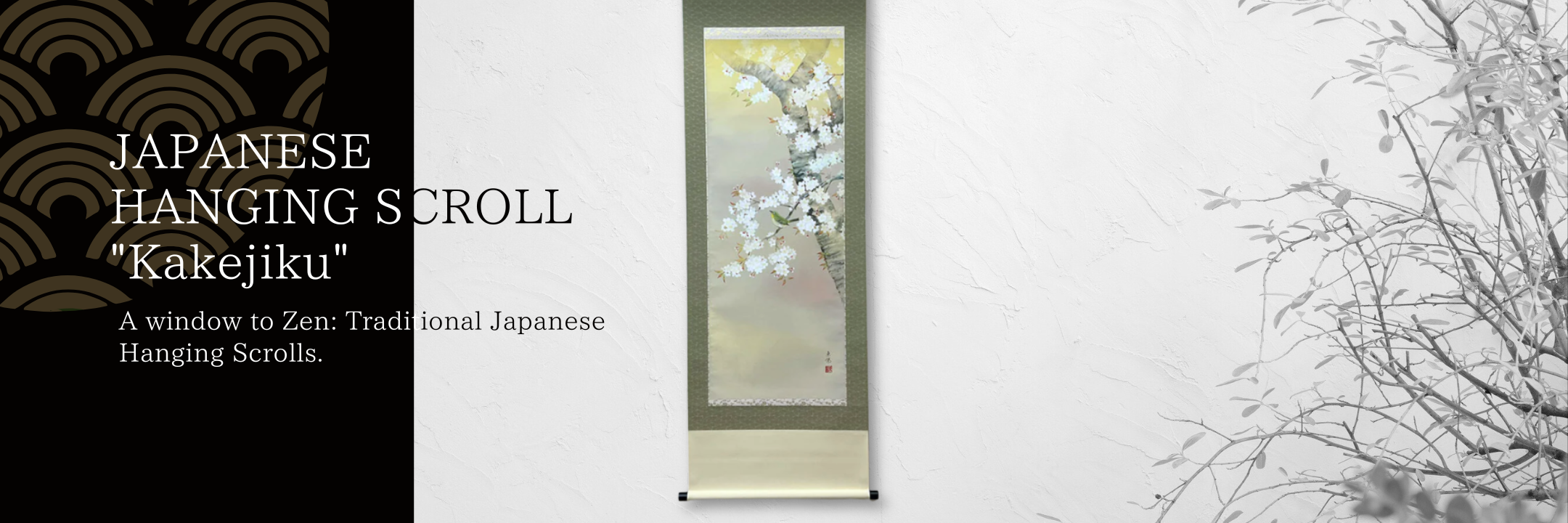 JAPANESE HANGING SCROLL JAPANESE HANGING SCROLL