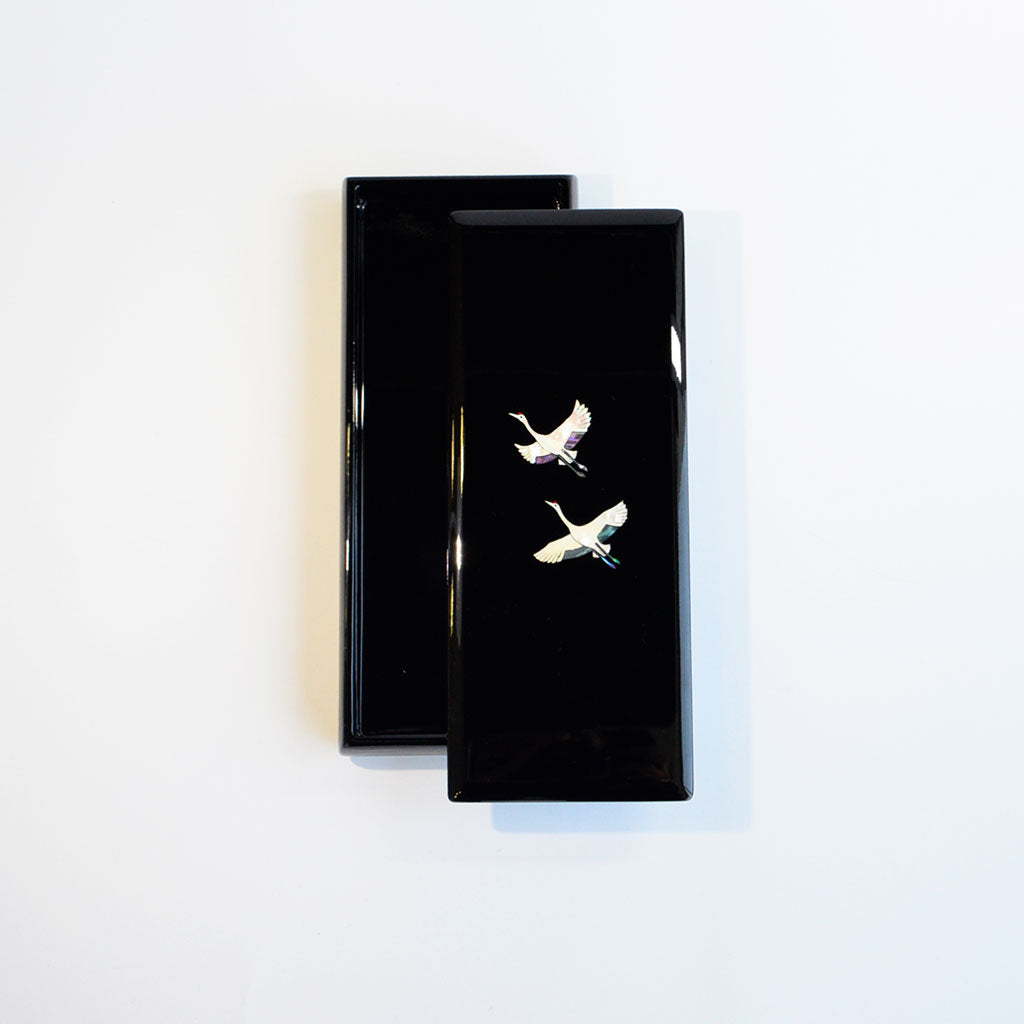 Lacquerware Pen Box with Raden