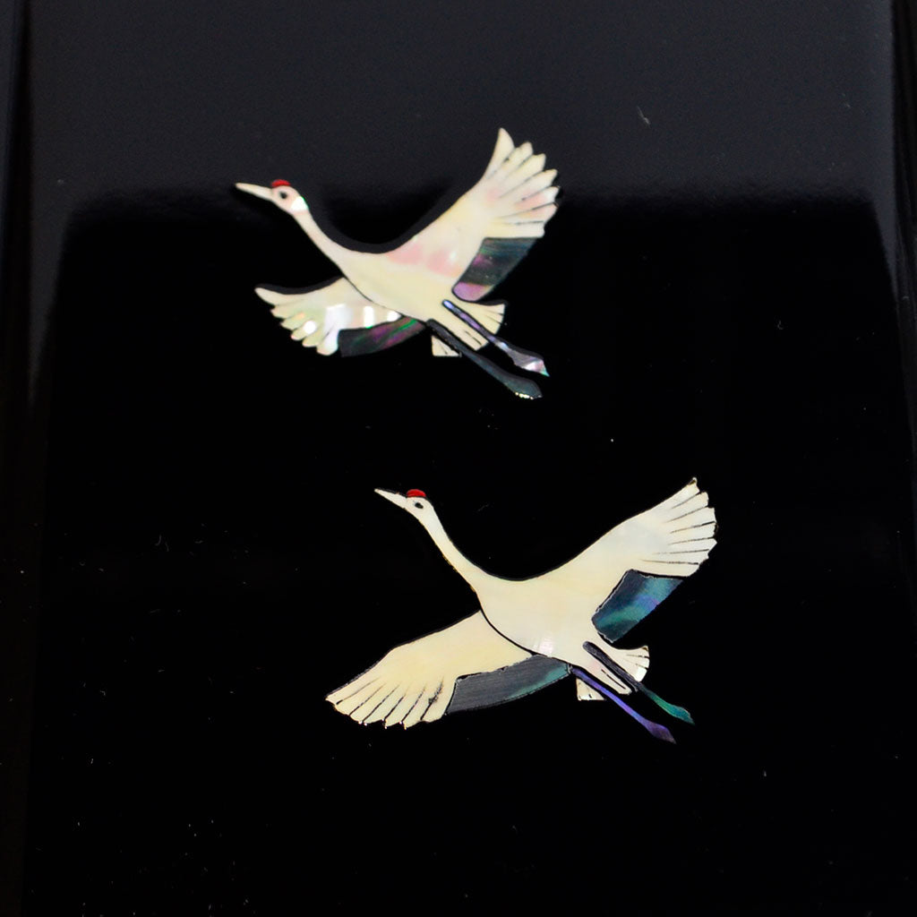 Lacquerware Pen Box with Raden