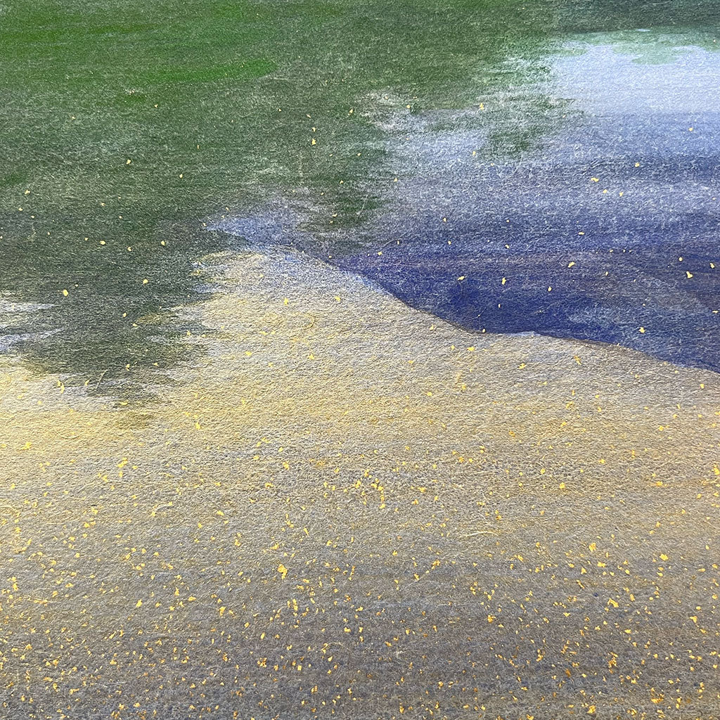 Japanese Hanging Scroll Kakejiku Tomohiro Shimada "Mt. Bandai"