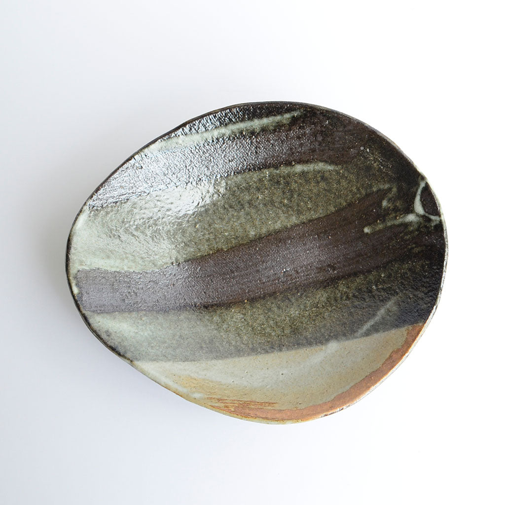 Shigaraki Ware Bowl "Akatsuki / Random Shape"