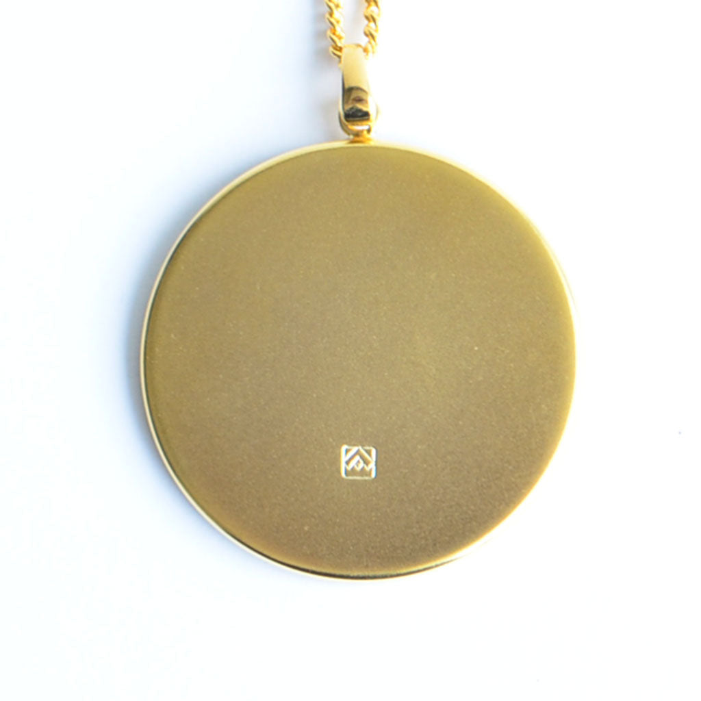 Kyoto Damascene Pendant "Grove" – Diameter: 3.0 cm