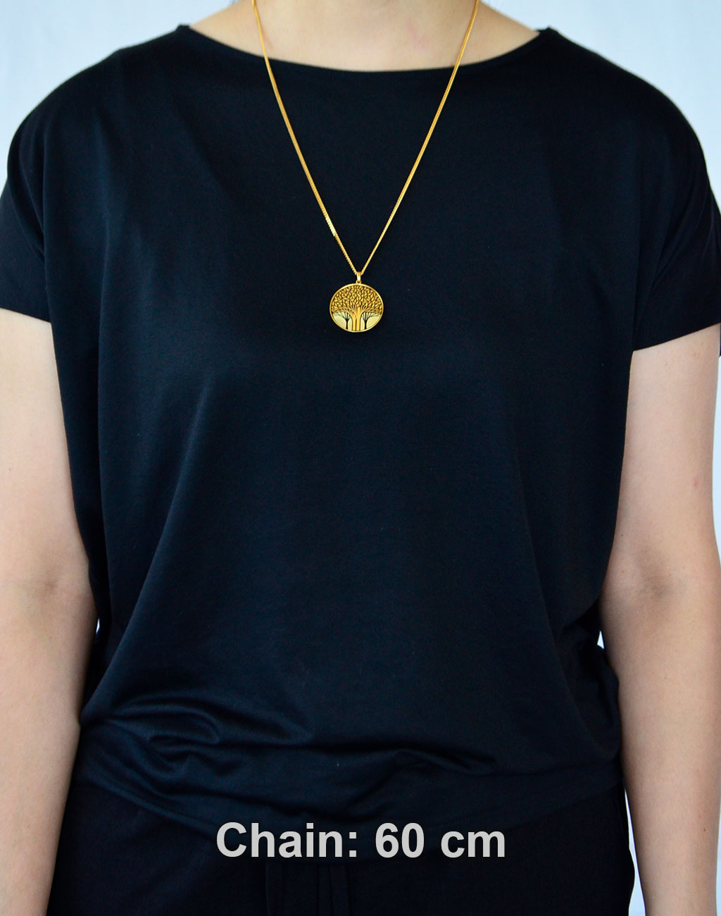 Kyoto Damascene Pendant "Grove" – Diameter: 3.0 cm