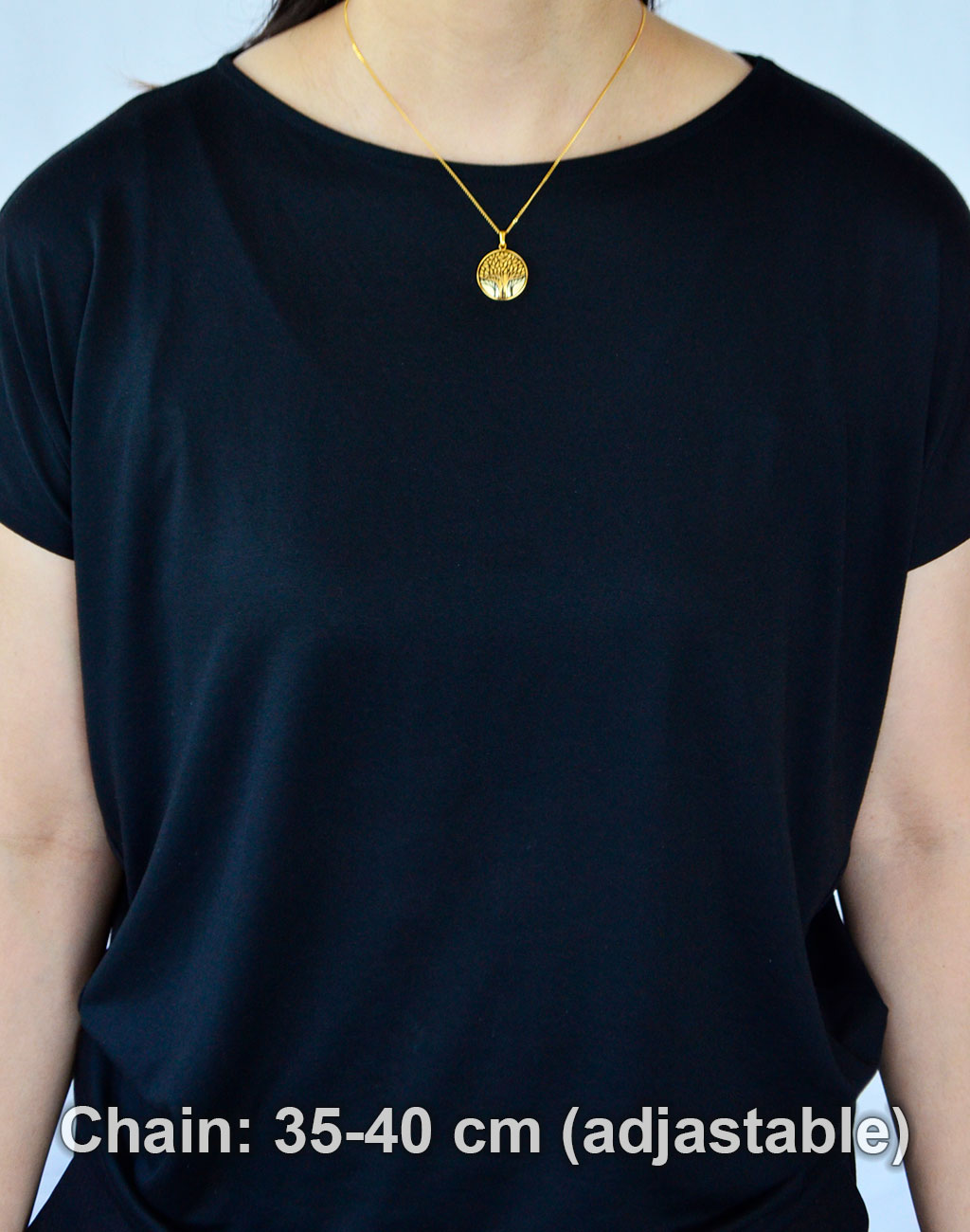 Kyoto Damascene Pendant "Grove" – Diameter: 2.0 cm