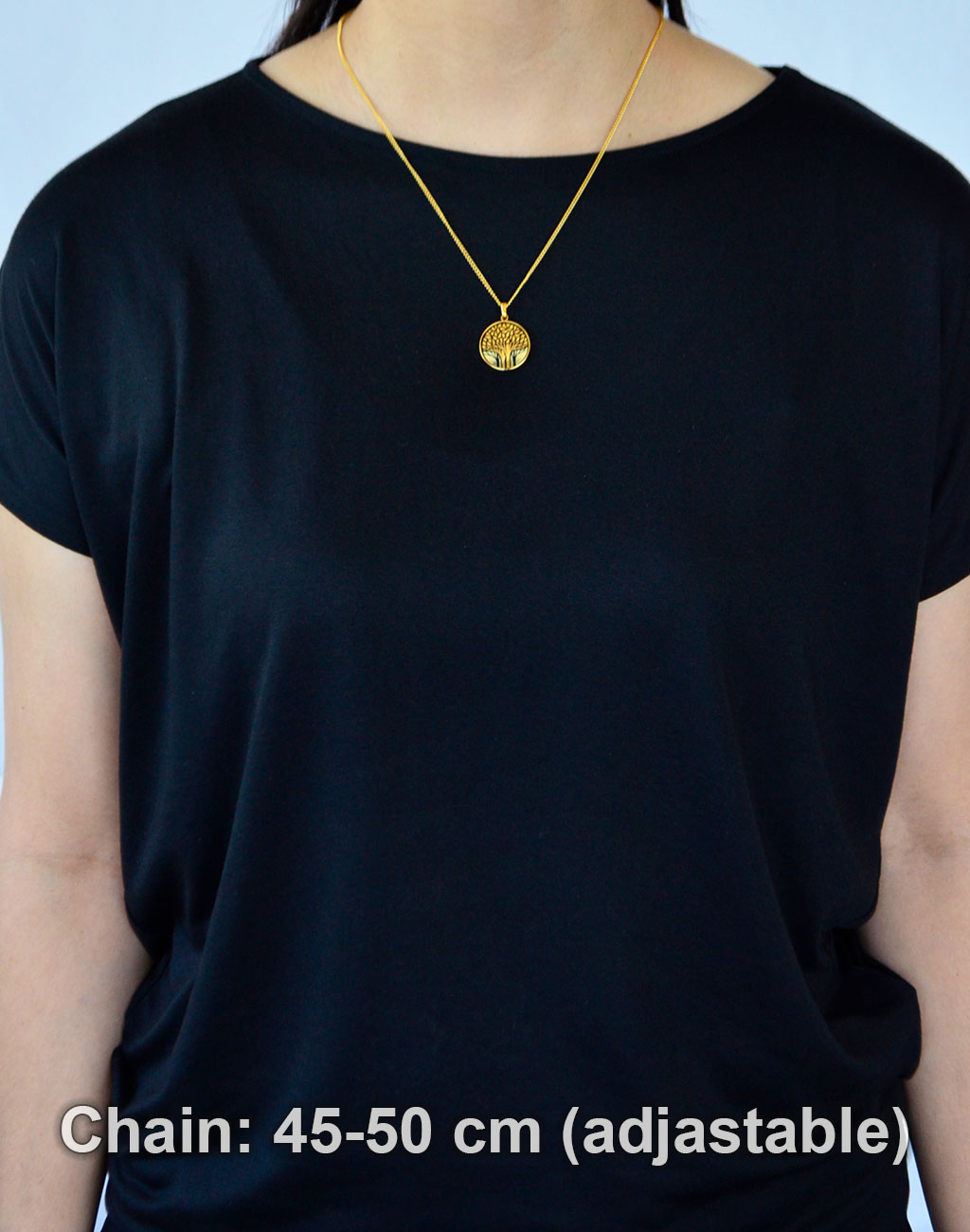 Kyoto Damascene Pendant "Grove" – Diameter: 2.0 cm