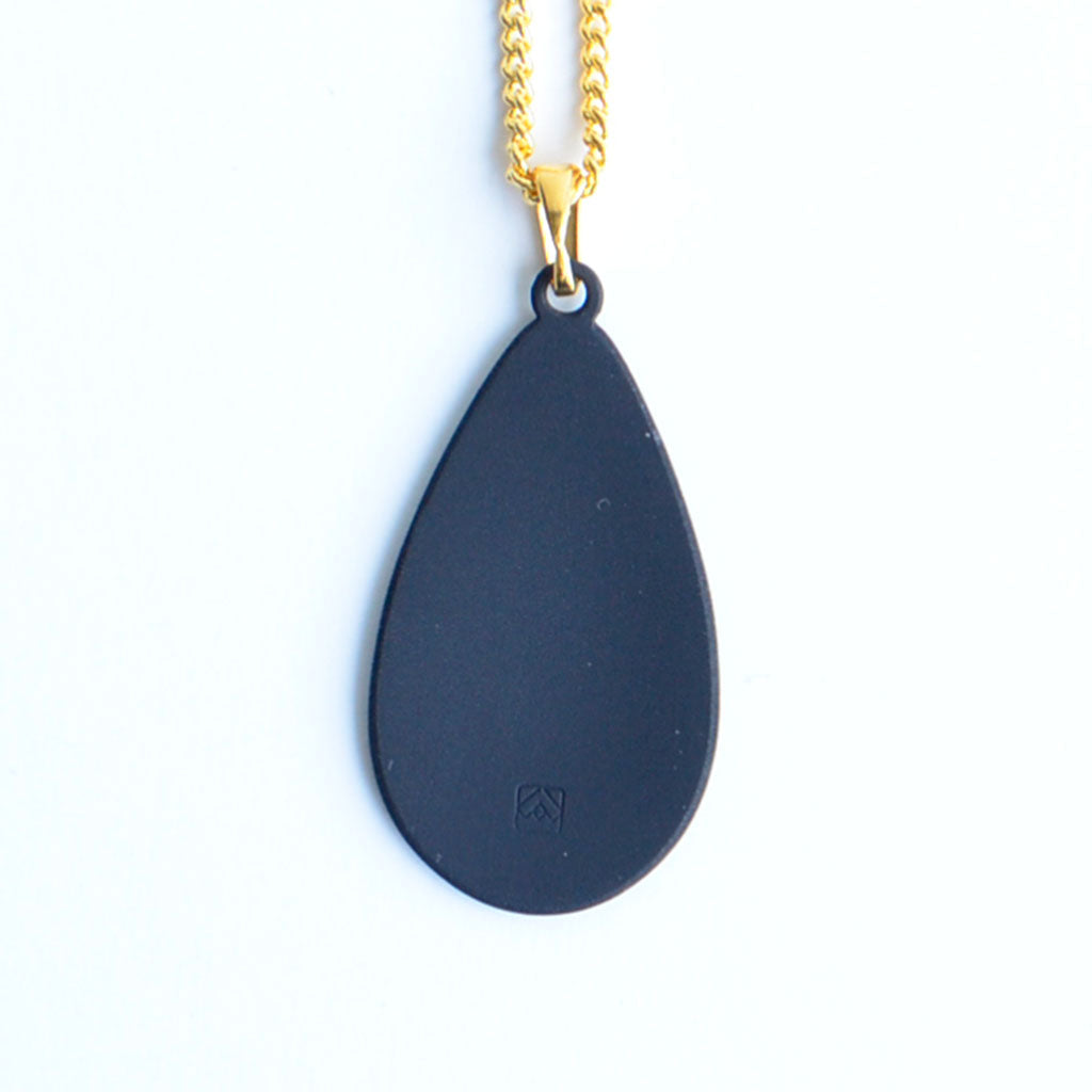 Kyoto Damascene Pendant "Grove" – Drop shape