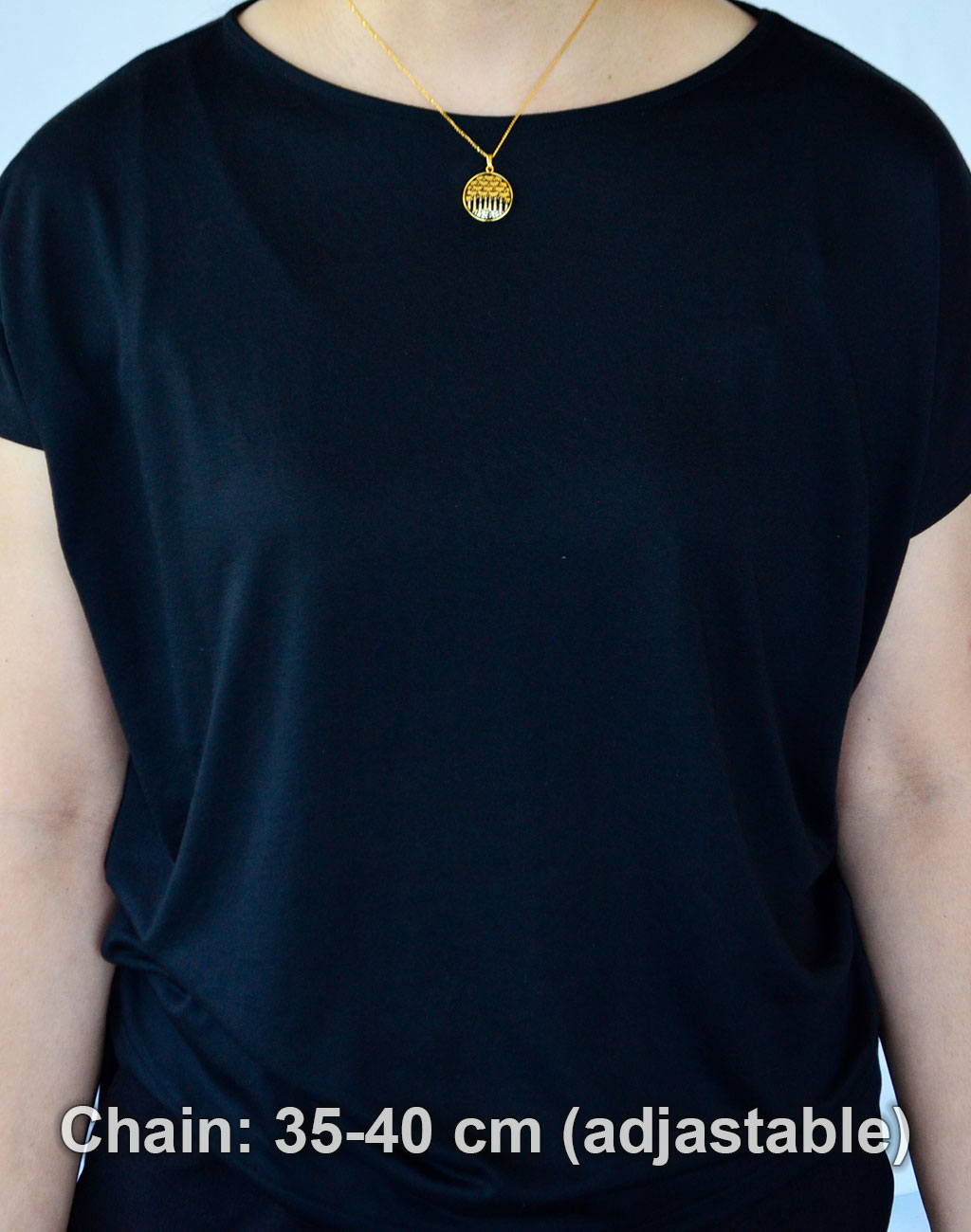 Kyoto Damascene Pendant "Bamboo Forest" – Diameter: 2.0 cm