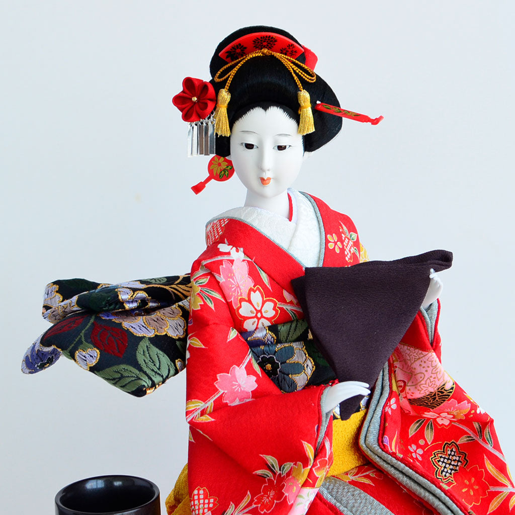 Japanese Doll "Tea ceremony outdoors" Size 10 / 1139