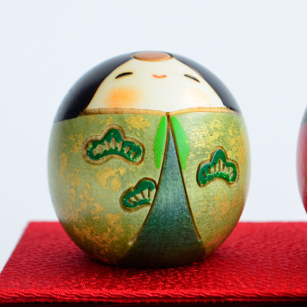 Kokeshi doll ”Happy Hina doll”
