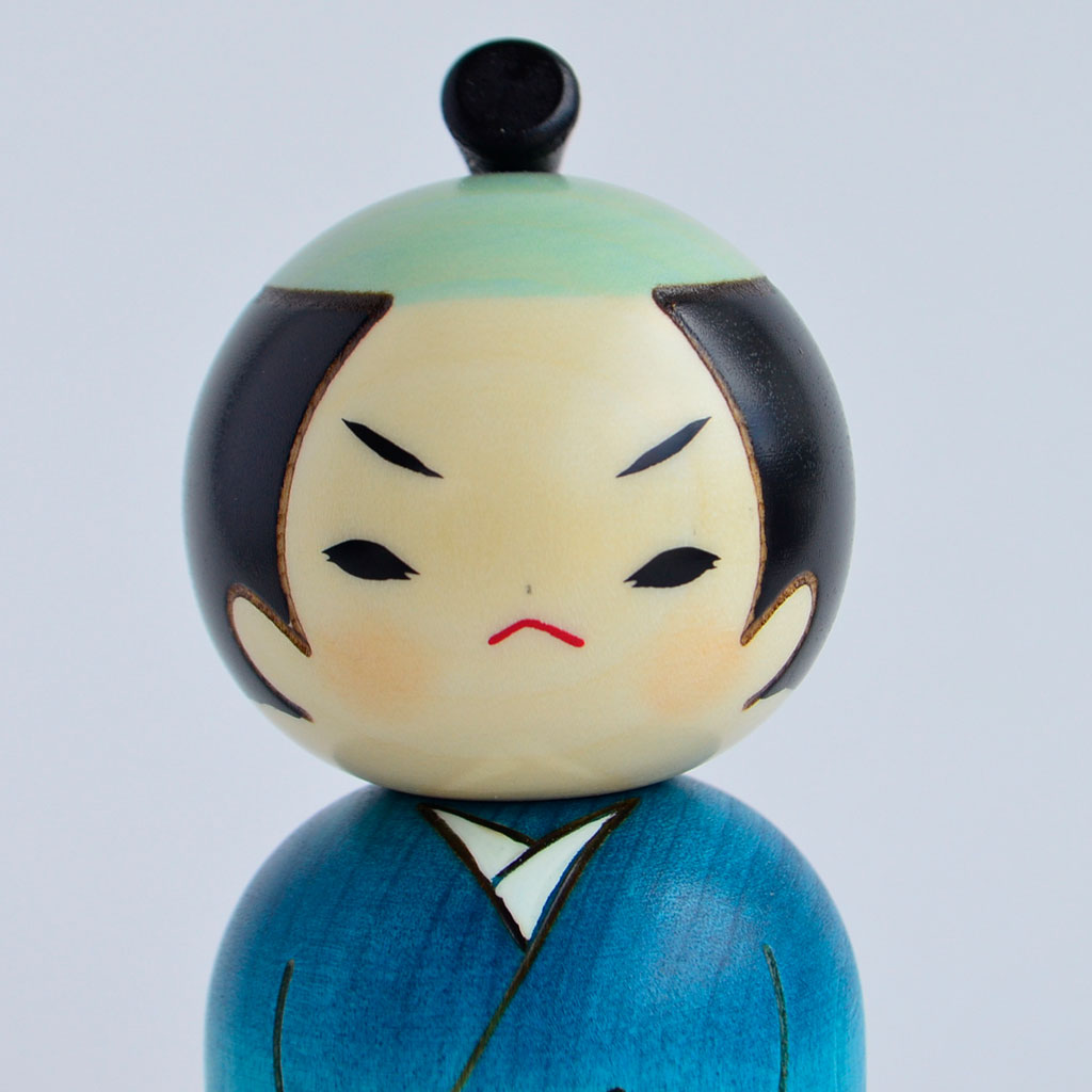 Kokeshi doll "Samurai"