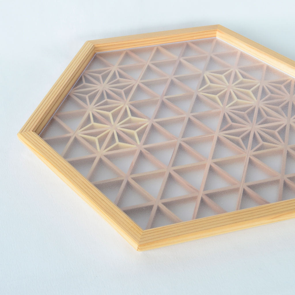 Kumiko Hexagonal Serving Tray