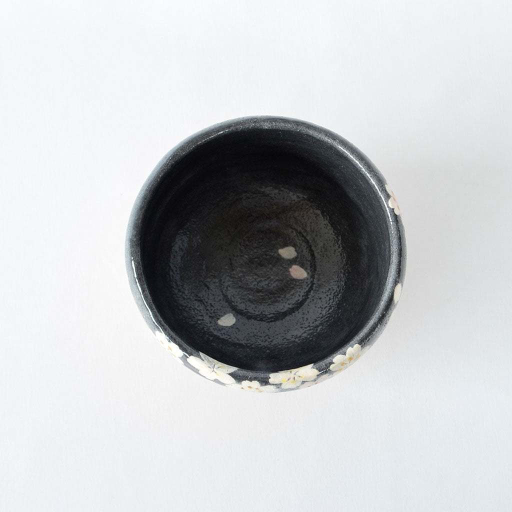 Kiyomizu Matcha Tea Bowl "Yozakura"