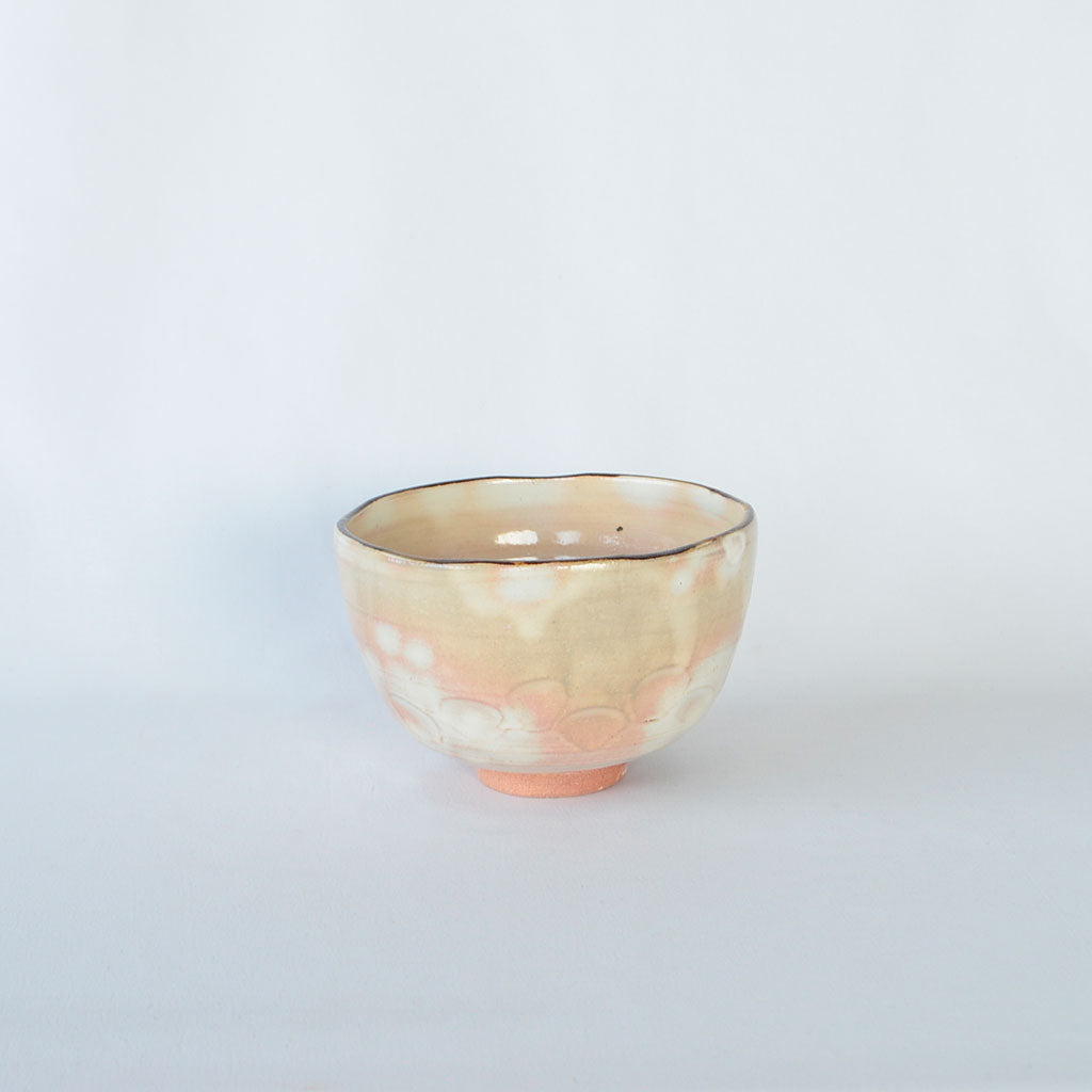 Kiyomizu Ware Matcha Bowl "Kyo no Ume"
