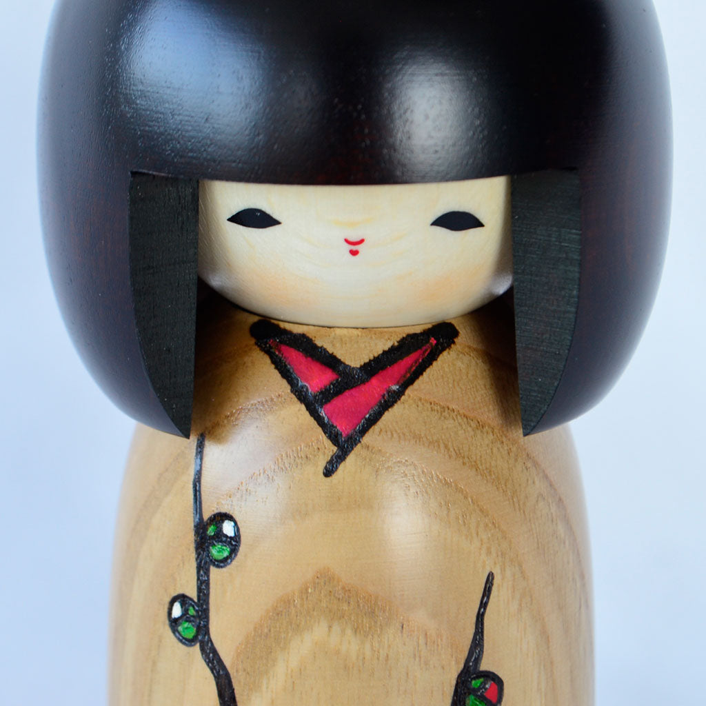 Kokeshi Doll "Hanamonogatari Ume (A Tale of Flowers Plum Blossoms)