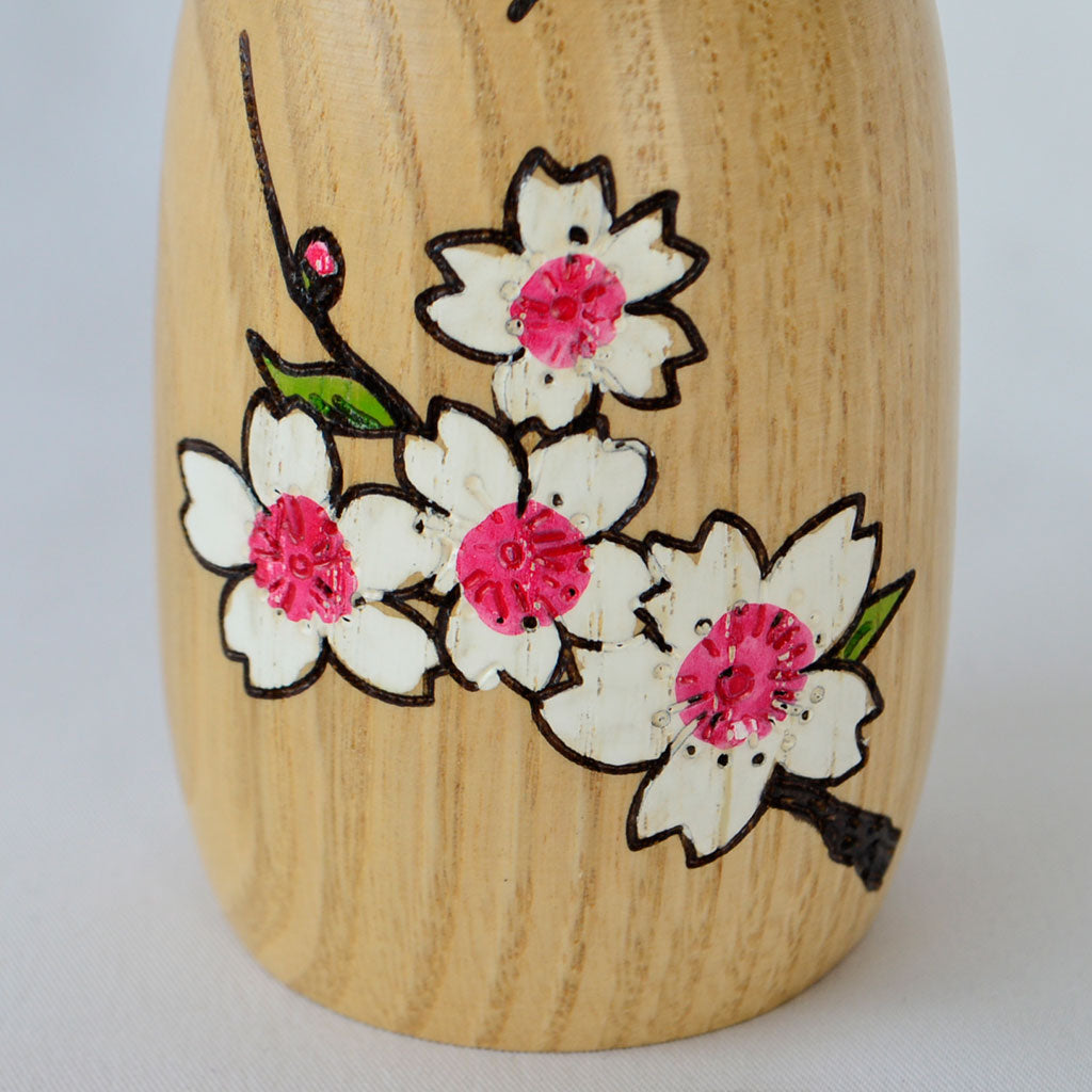 Kokeshi Doll "Hanamonogatari Sakura (A Tale of Flowers Cherry Blossoms)"