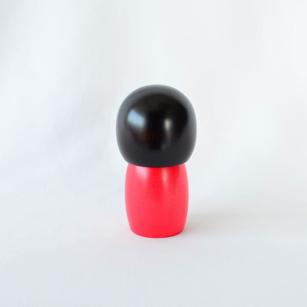 Kokeshi Doll "Osanago Aka (Young Child Red)"