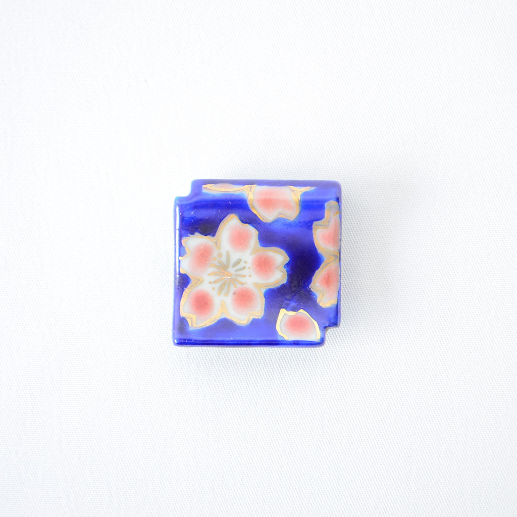 Kiyomizu ware Chopstick rest Hanayuzen
