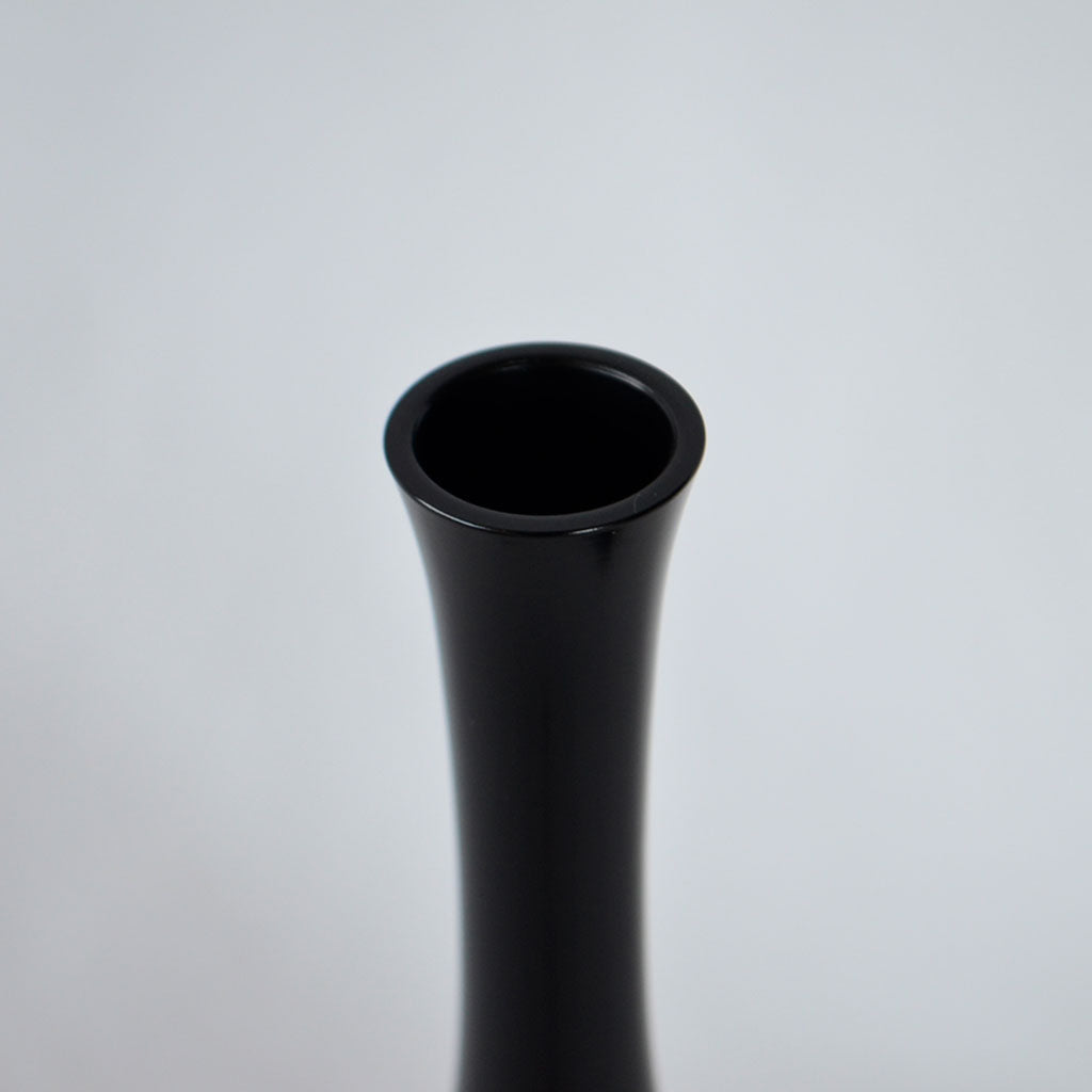 Bronze Vase "Red and White Plum Blossoms" with Stand Takaoka Copperware