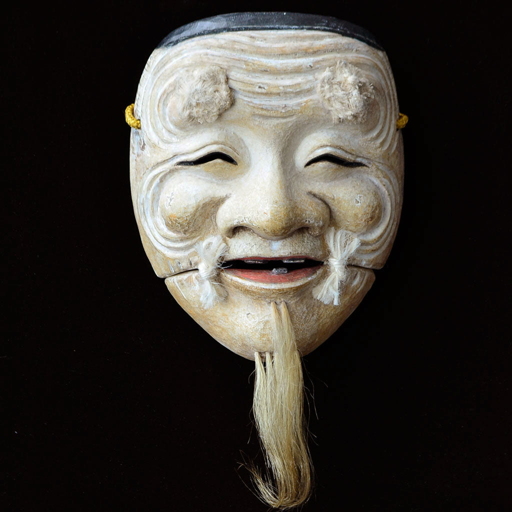 Noh Mask "Okina" by Hinako Horikoshi