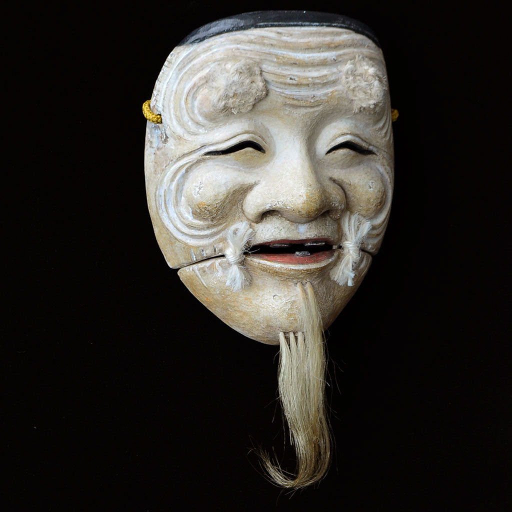 Noh Mask "Okina" by Hinako Horikoshi
