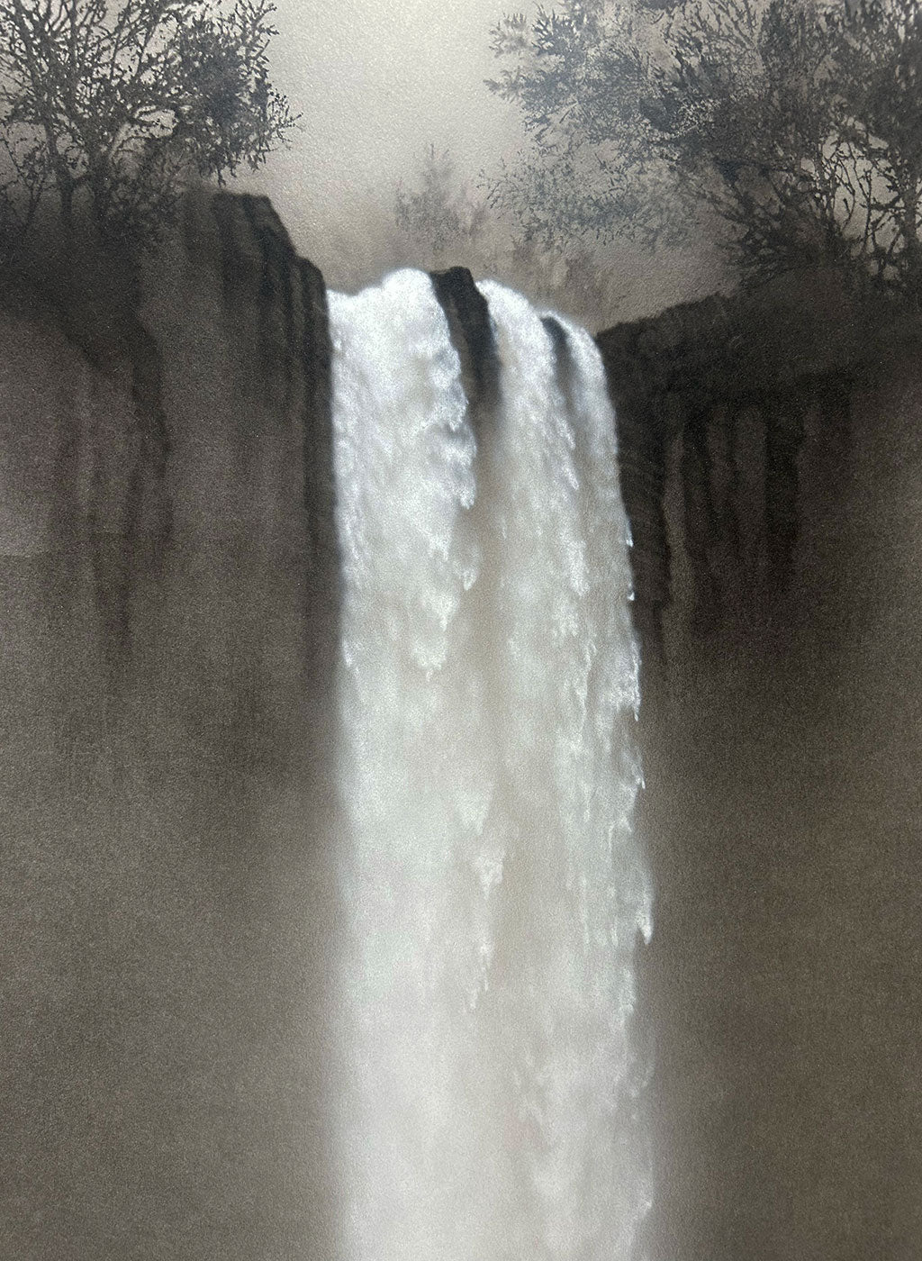Japanese Hanging Scroll Kakejiku Yukihiko Nakagawa "Echoes of a Waterfall"