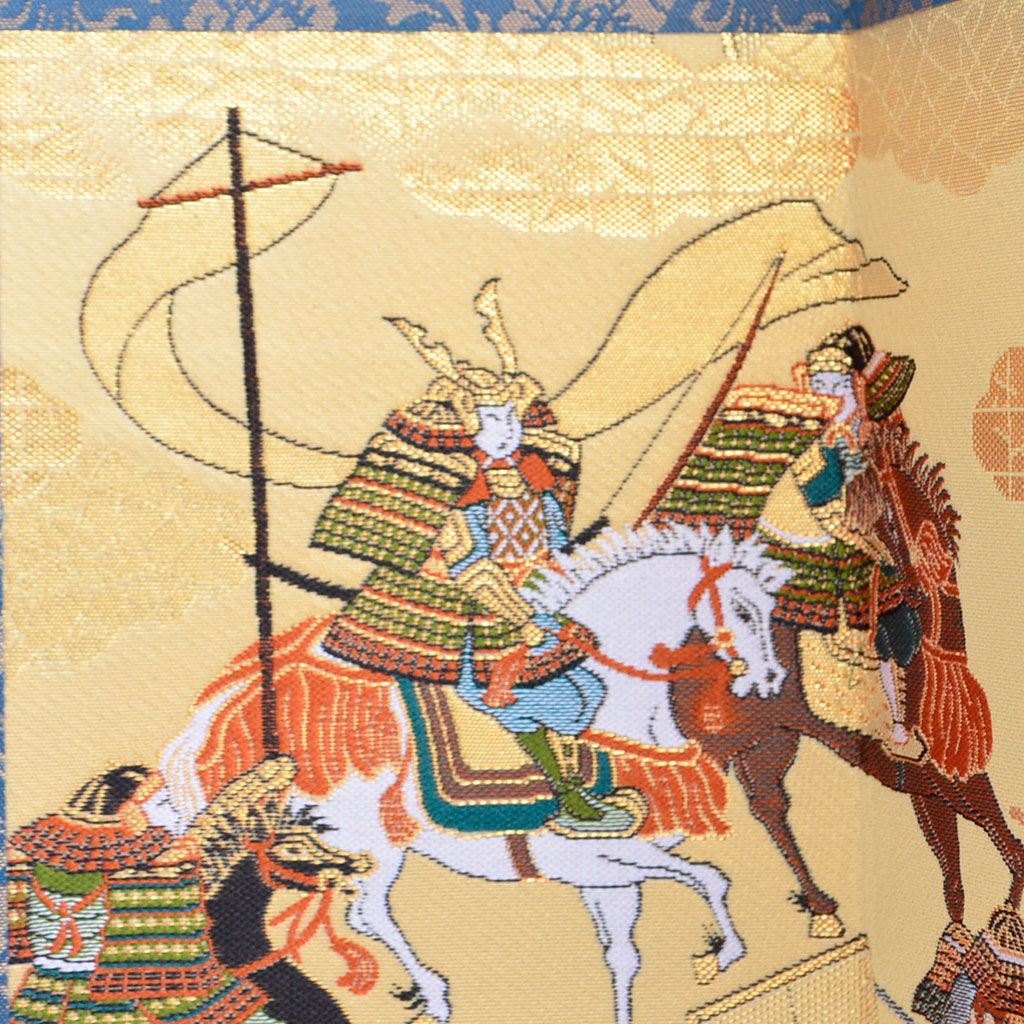 Nishijin Brocade Medium-sized Folding Screen (M) Kassen