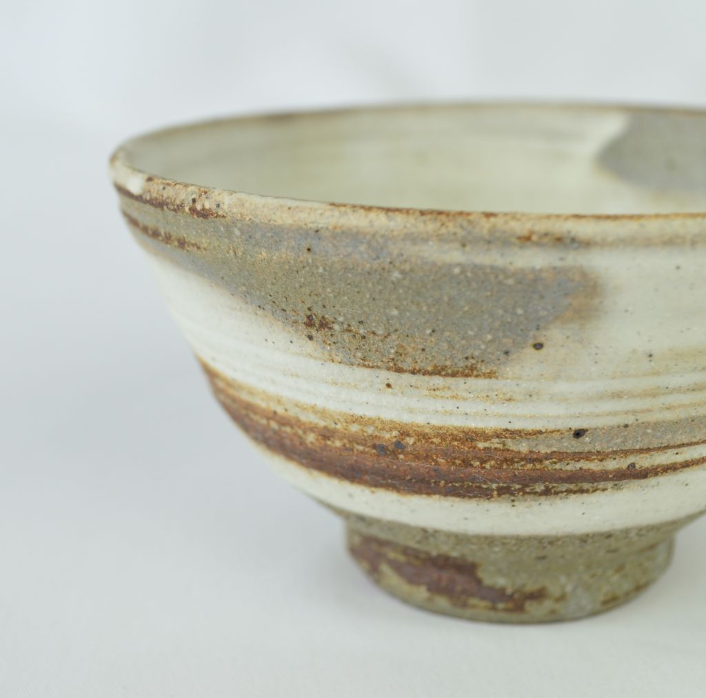 Shigaraki Ware Rice Bowl "Saiun"