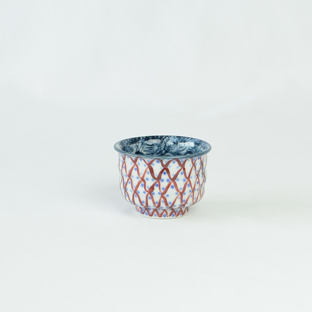 Kiyomizu ware Sake cup "Amime Sansui"