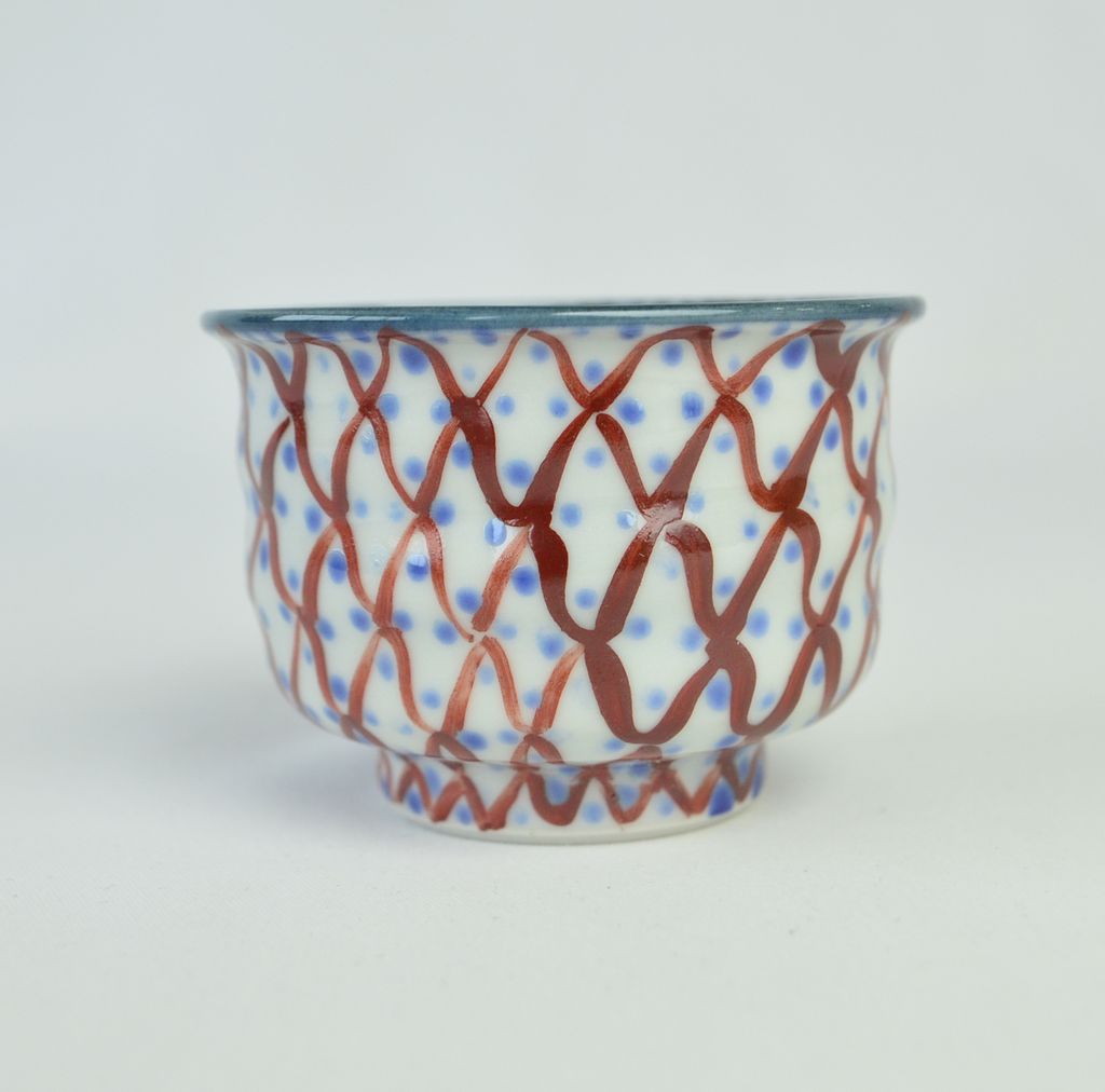 Kiyomizu ware Sake cup "Amime Sansui"