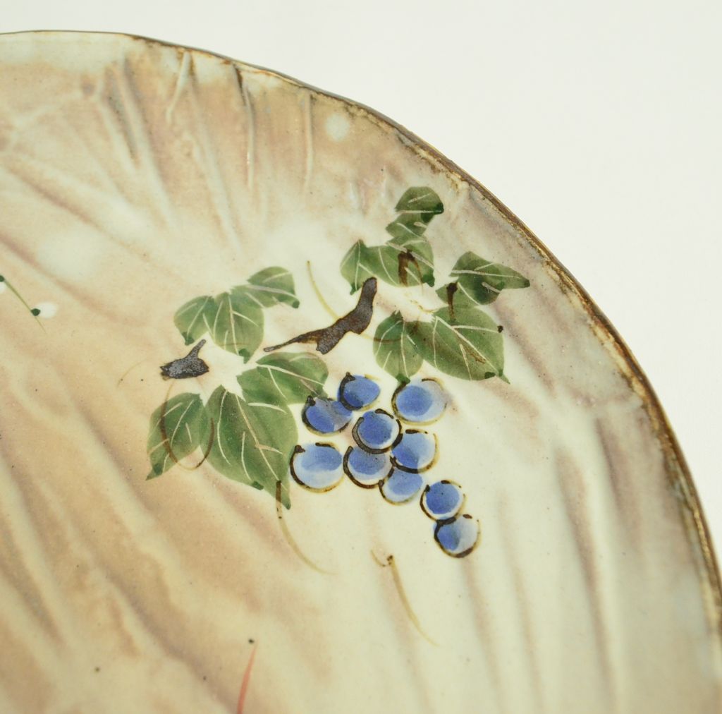 Kiyomizu ware Plate "Four-season Flower"