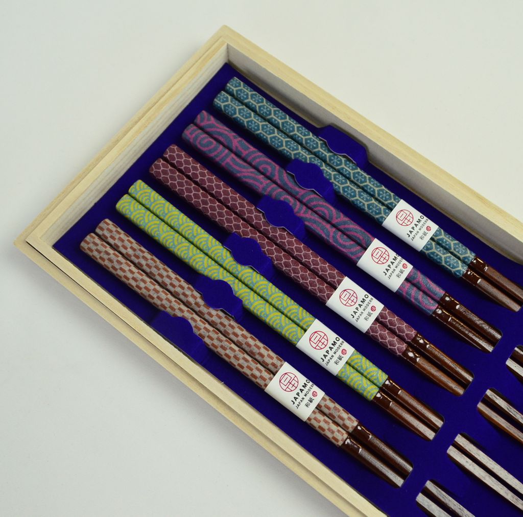 Chopsticks Set of 5P "JAPAMO"
