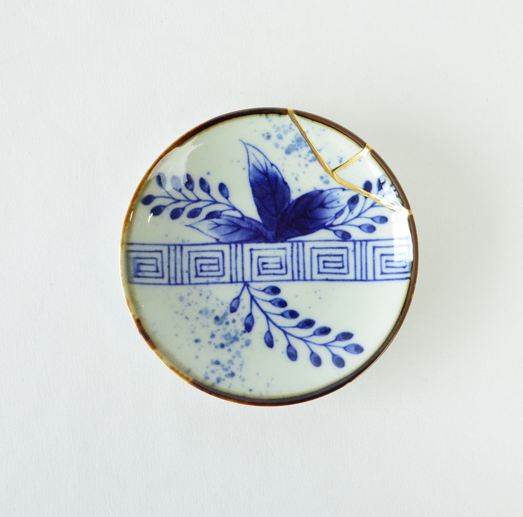 Imari ware Mini Plate Set (4 plates)