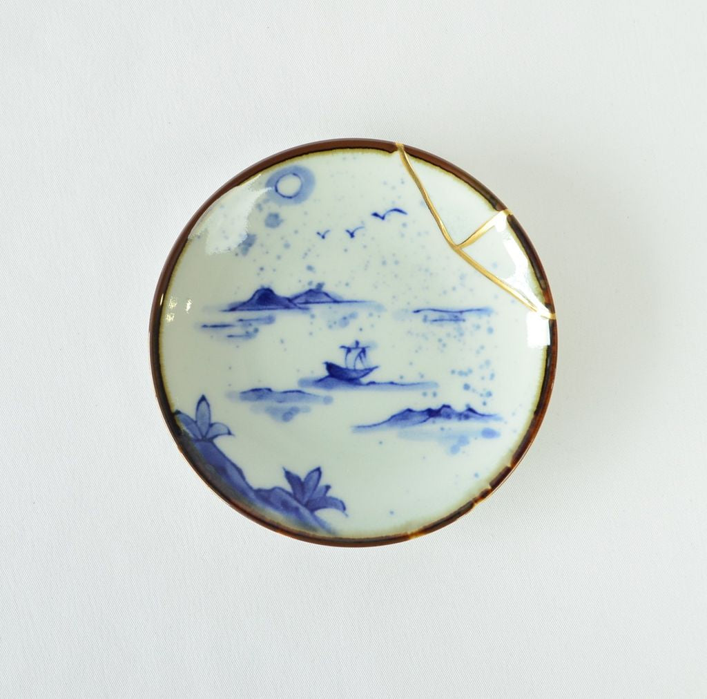 Imari ware Mini Plate Set (4 plates)