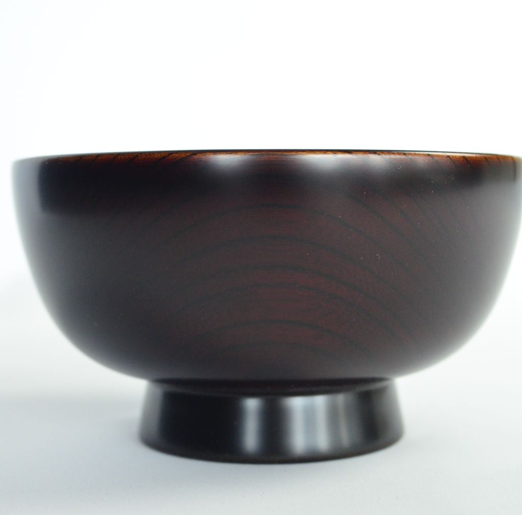 Lacquerware Bowl Size 3.9 Keyaki kijiro-nuri Aizu lacquerware