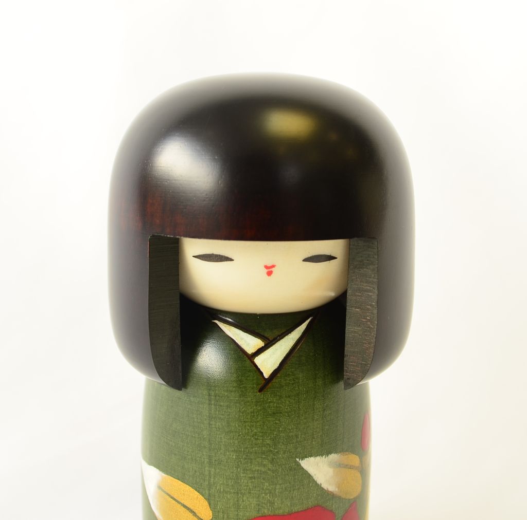 Kokeshi doll "Tsubaki no sato (Village of Camellia)" small