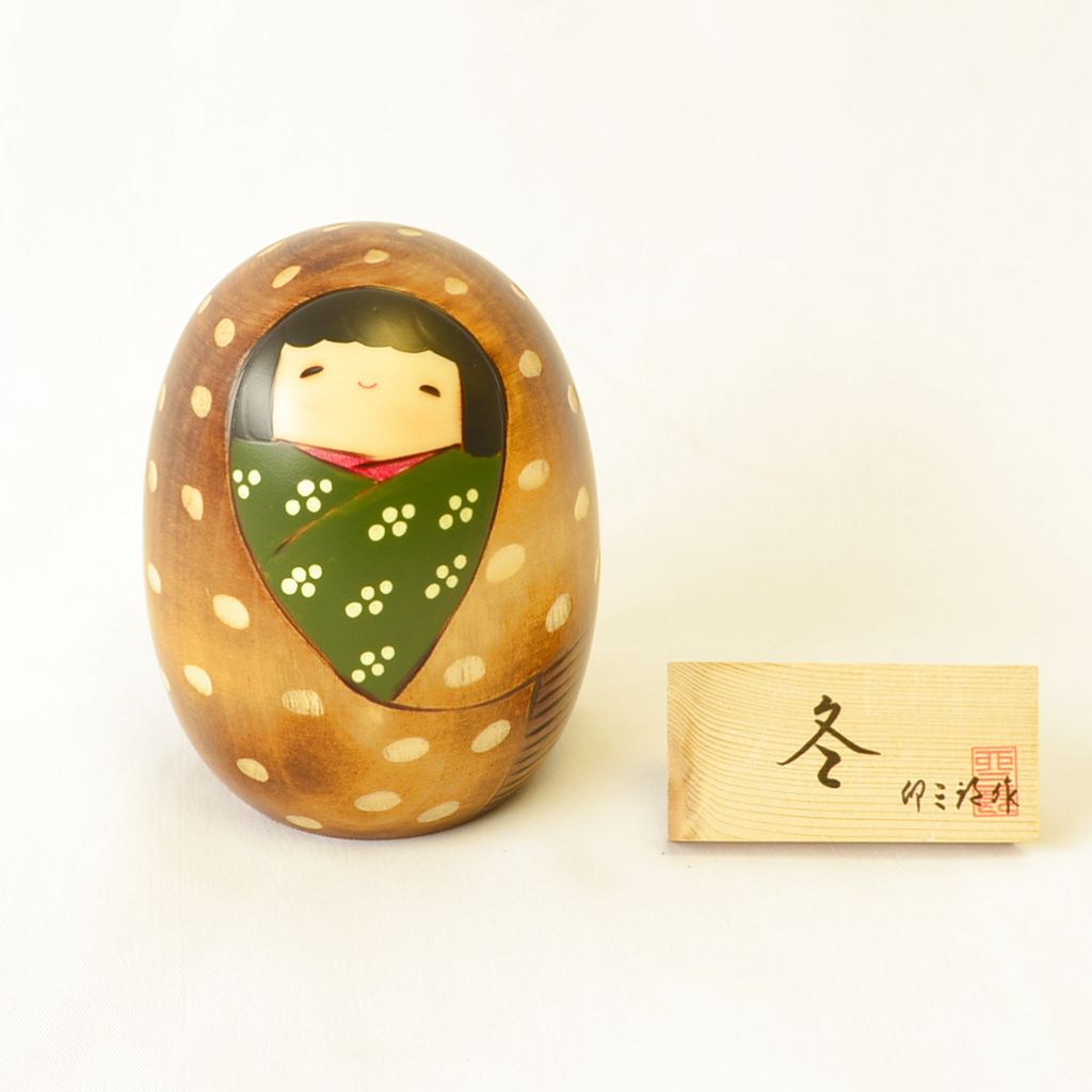 Kokeshi doll "Fuyu (Winter)"