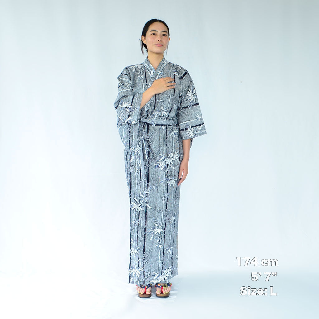 Japanese Yukata Women's Cotton "Bamboo"