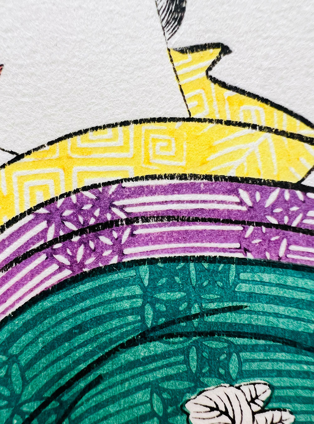 Woodblock print "Ohichi from Greengrocer" by KUNISADA published by Uchida art