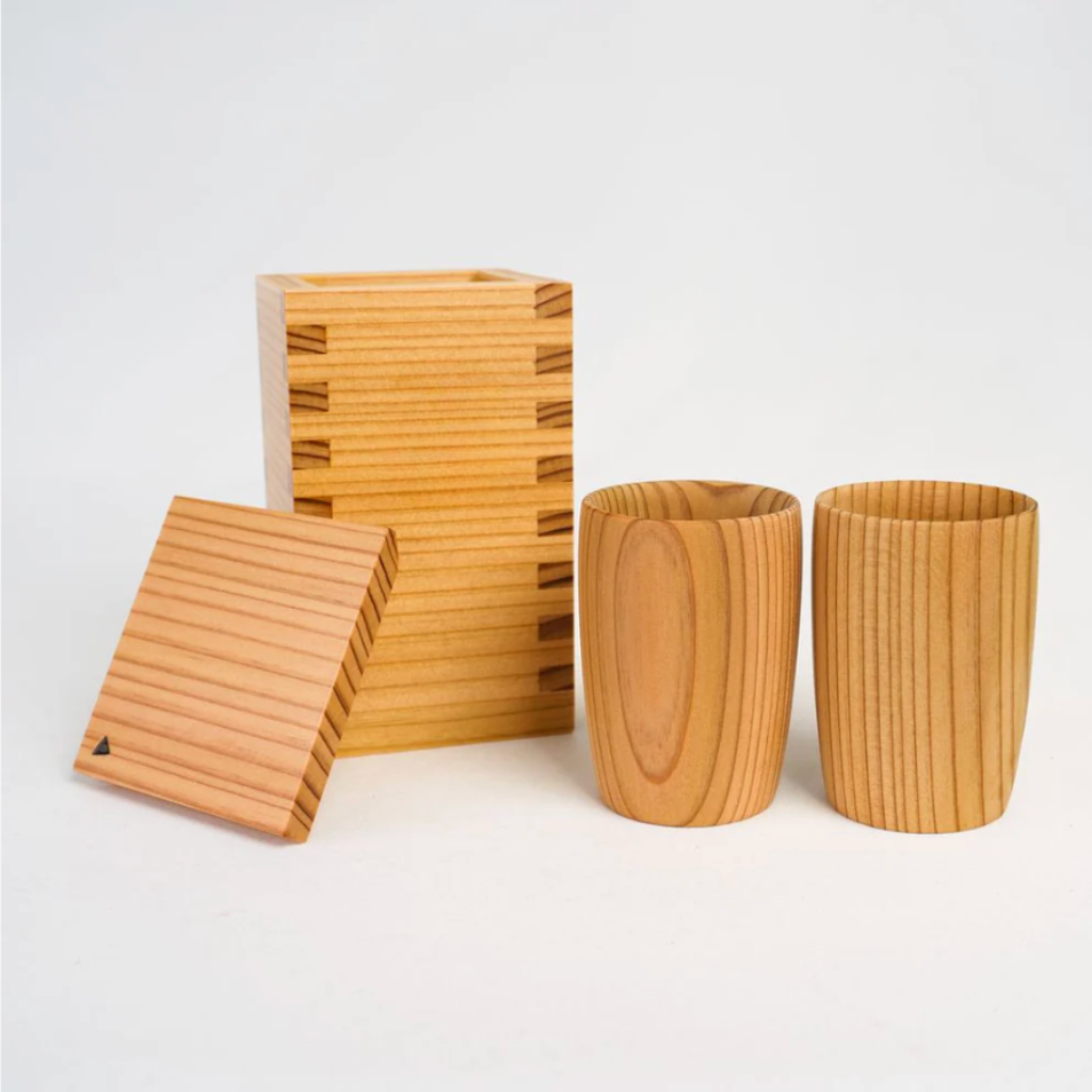 Magewappa "Sake Vessel and Cup Set"