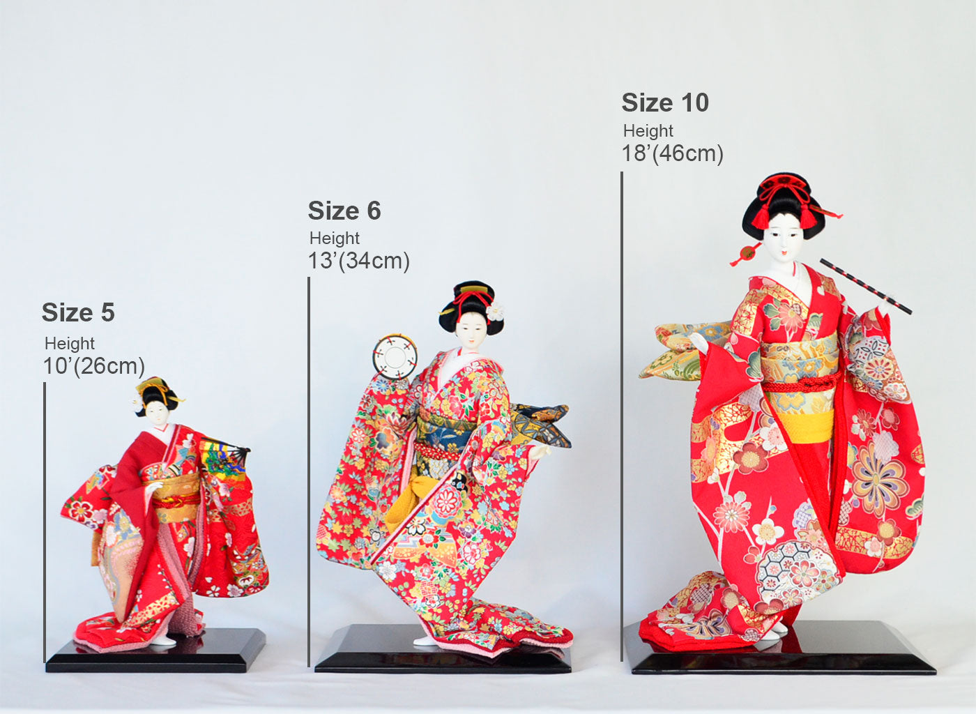 Japanese Doll  "Suehiro Dancing for Branching out" Size10 / 1687