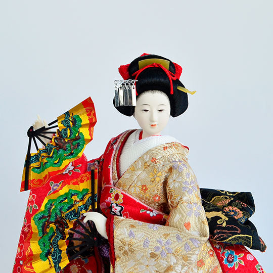 Japanese Doll "Kotobuki (Two fans)" Size6 / 697