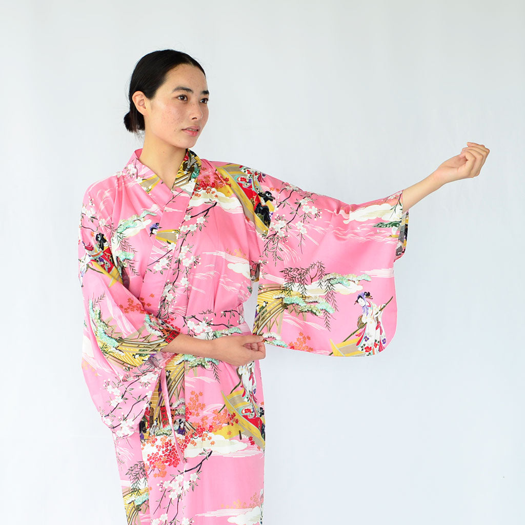 Japanese Kimono Women's Cotton "Boating"