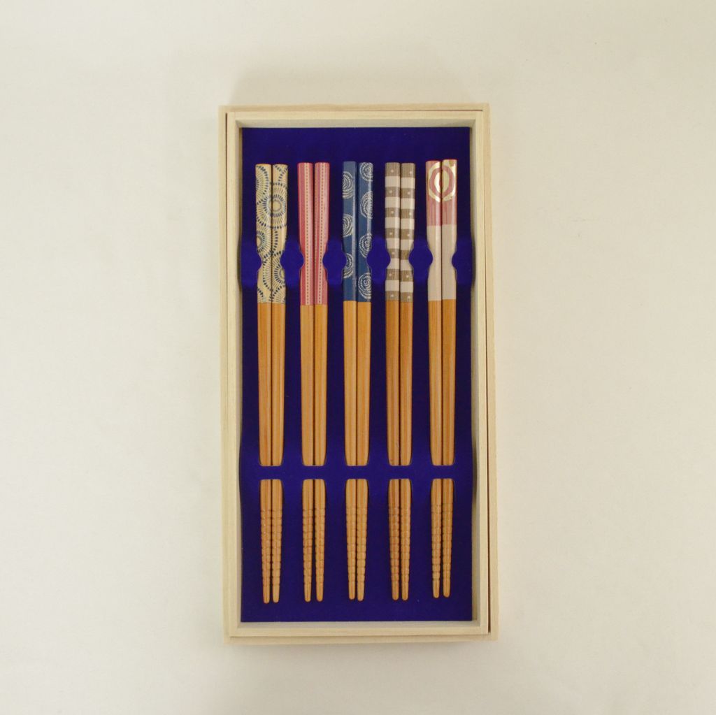 Chopsticks Set of 5P "Bamboo"