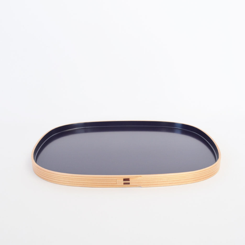 Magewappa "Small Oval Tray bluish purple"