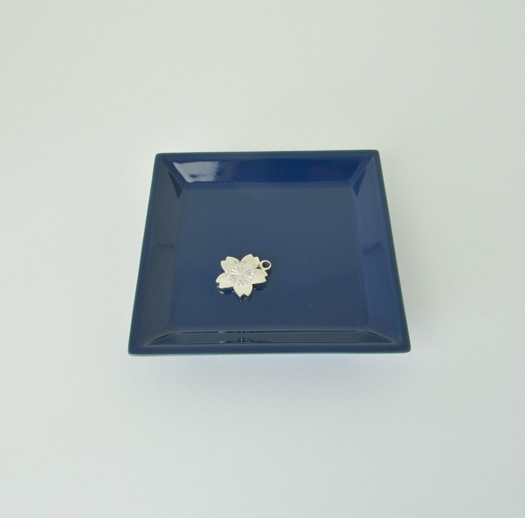 Pure Silver Incense Holder and Plate Set