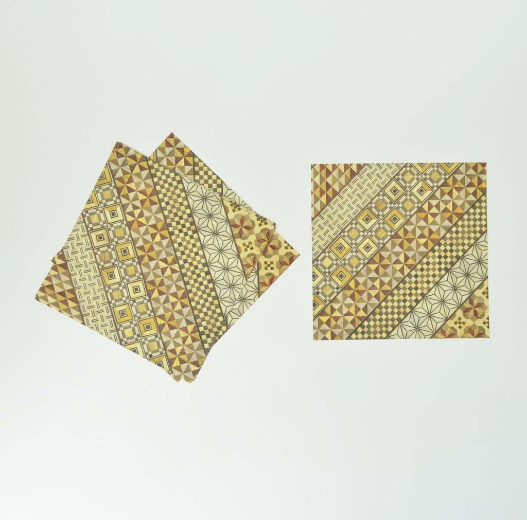 Hakone Yosegi Wooden mosaic work Playing Set