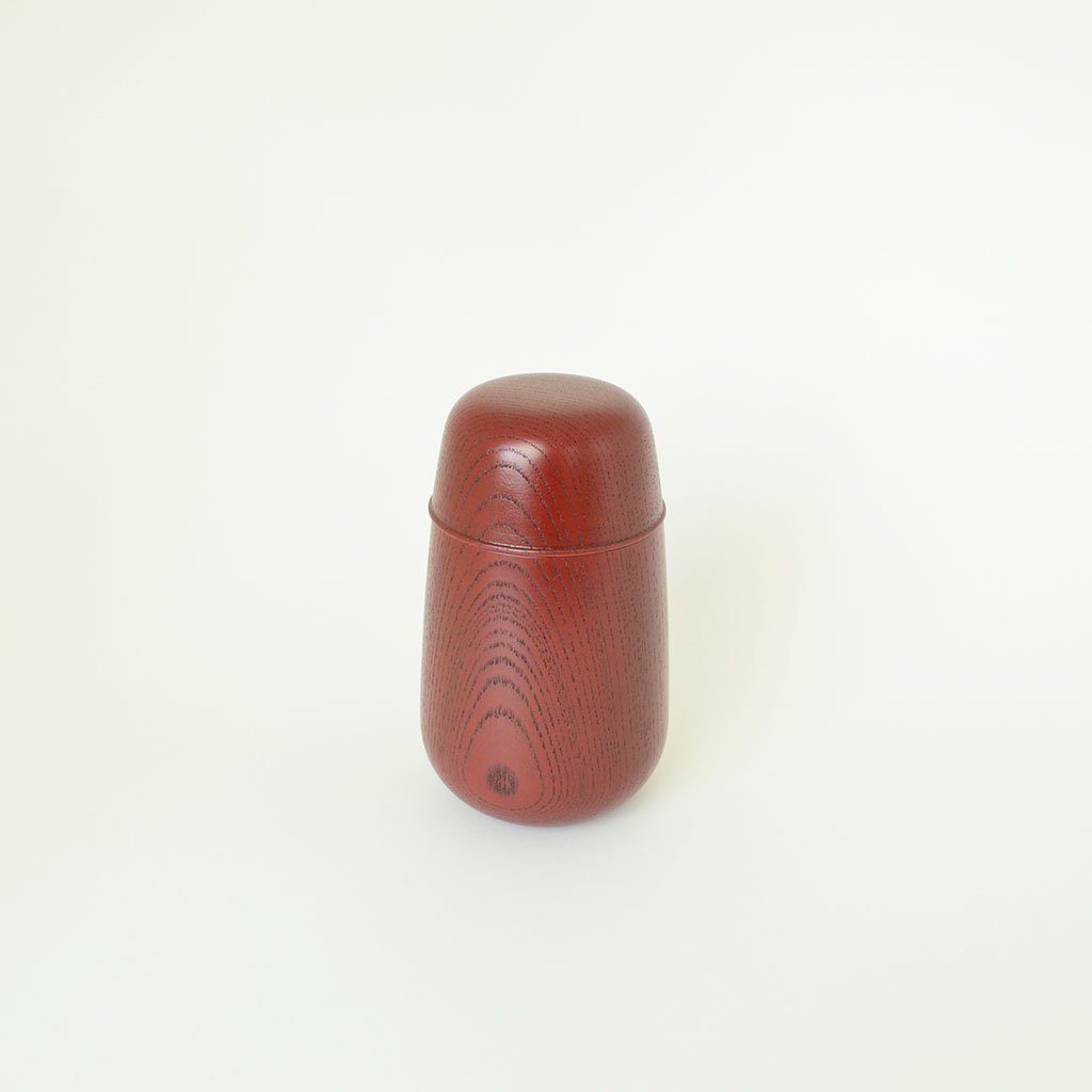 Lacquerware Tea Caddy "MOKU Chazutsu"●