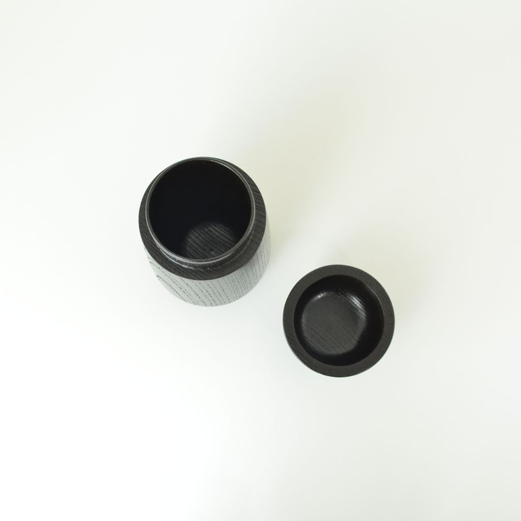 Lacquerware Tea Caddy "MOKU Chazutsu"●